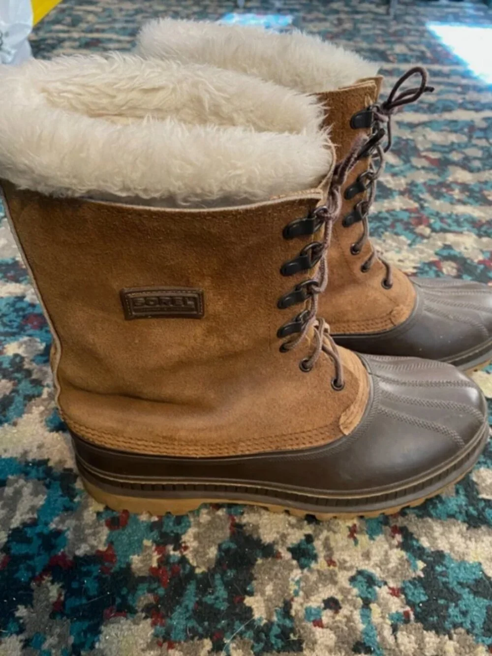 Sorel Kaufman Canada Steel Shank Winter Boots Men Size 9